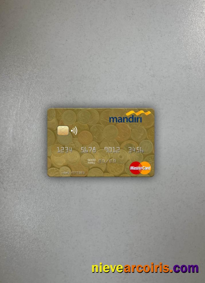 Indonesia Bank Mandiri Mastercard Photolook Front Preview