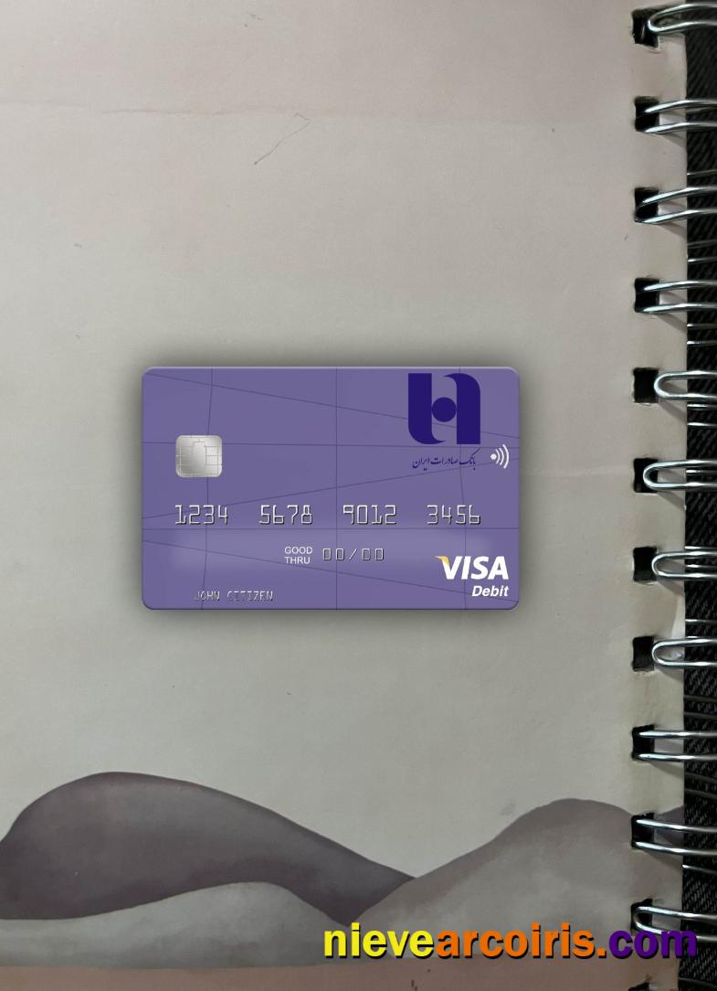 Iran Bank Saderat Iran Visa Debit Card Photolook Front Photolook
