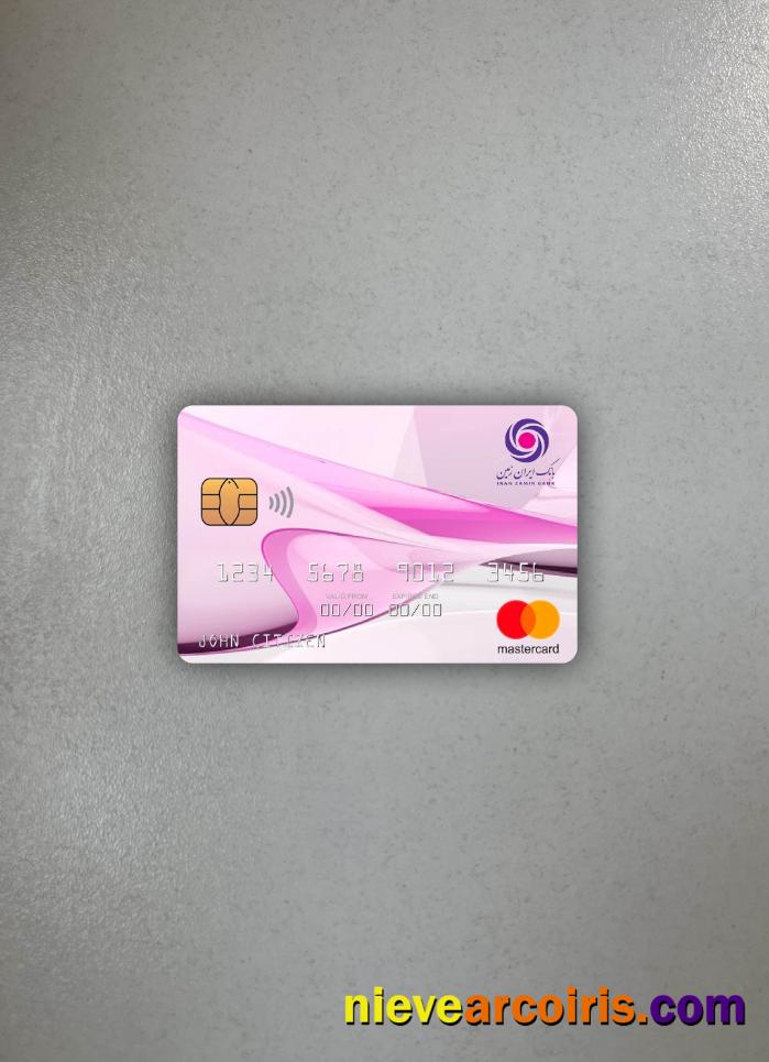 Iran Zamin Bank Mastercard Photolook Front Photolook