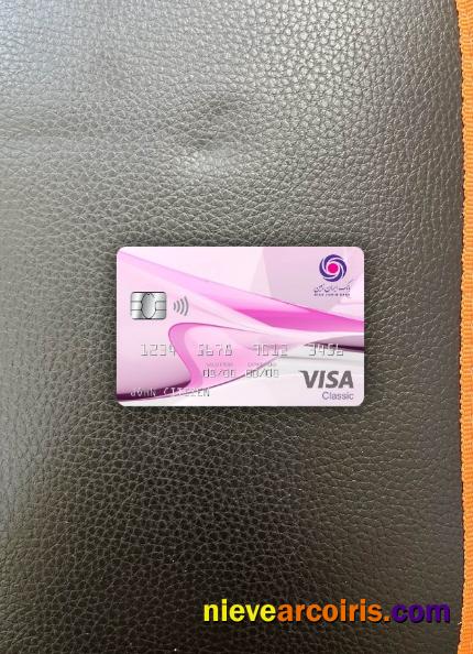 Iran Zamin Bank Visa Classic Card Photolook Front Sample