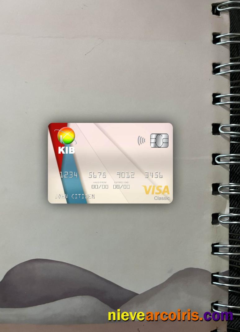 Iraq Kurdistan International Bank Visa Classic Card Photolook Front Photolook