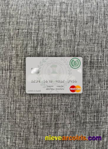 Iraq Rafidain Bank Mastercard Version 2 Photolook Front Sample