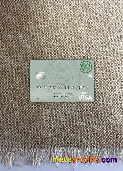 Iraq Rafidain Bank Visa Debit Card Version 2 Photolook Front Sample