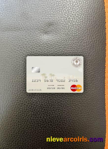 Iraq Rasheed Bank Mastercard Photolook Front Sample