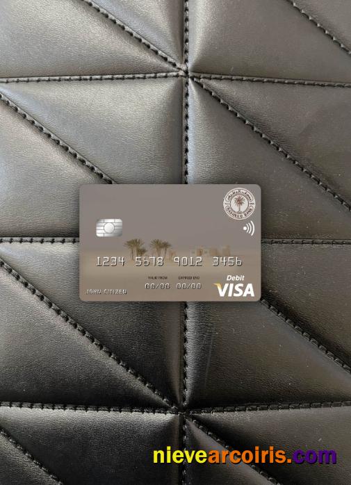 Iraq Rasheed Bank Visa Debit Card Photolook Front Sample