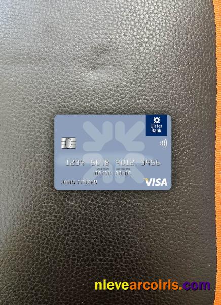 Ireland Ulster Bank Ireland Visa Card Photolook Front Photolook