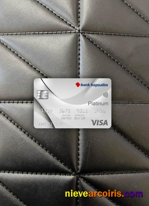 Israel Bank Hapoalim Bank Visa Platinum Card Photolook Front Preview