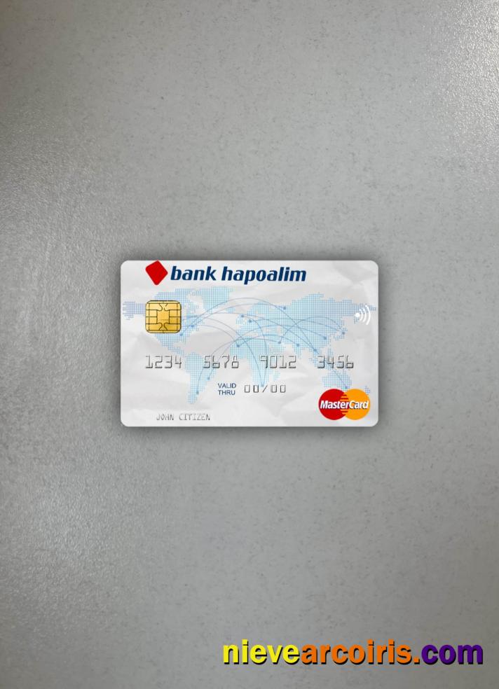 Israel Bank Hapoalim Mastercard Photolook Front Preview