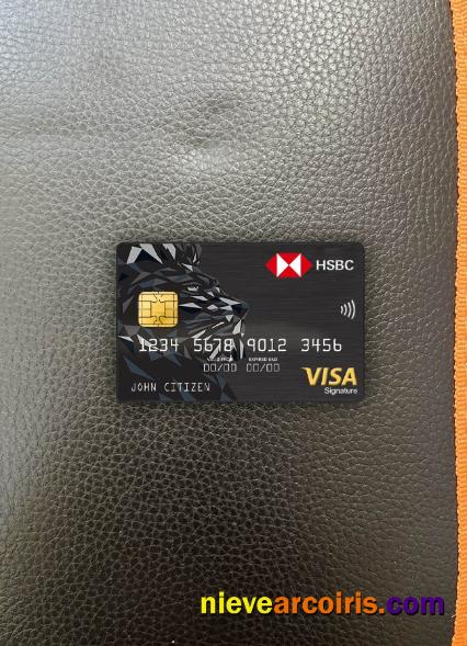 Israel HSBC Bank Visa Signature Card Photolook Front Preview