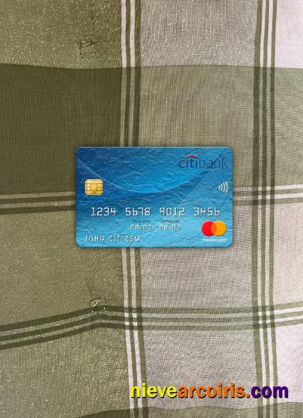 Italy Citibank Mastercard Photolook Front Template