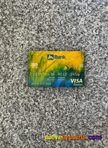 Jamaica National Bank Visa Electron Card Photolook Front Sample