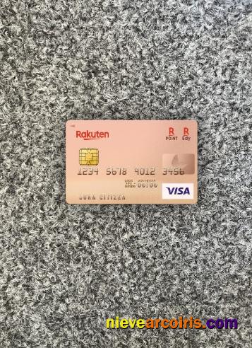 Japan Rakuten Bank Visa Card Photolook Front Photolook