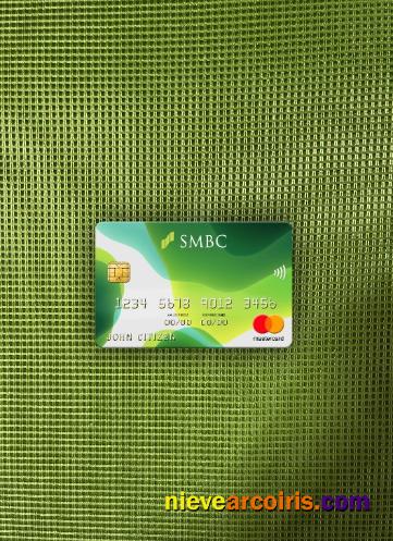Japan Sumitomo Mitsui Banking Corporation (SMBC) Bank Mastercard Photolook Front Preview