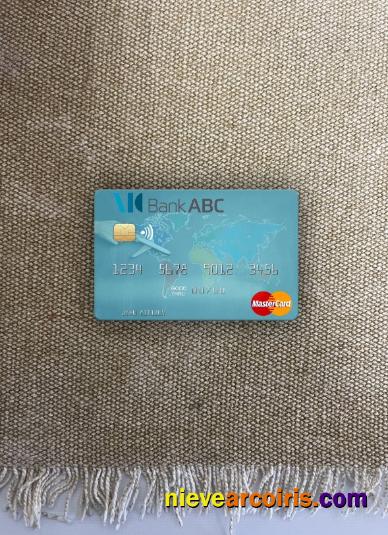 Jordan Arab Banking Corporation (ABC) Mastercard Photolook Front Sample