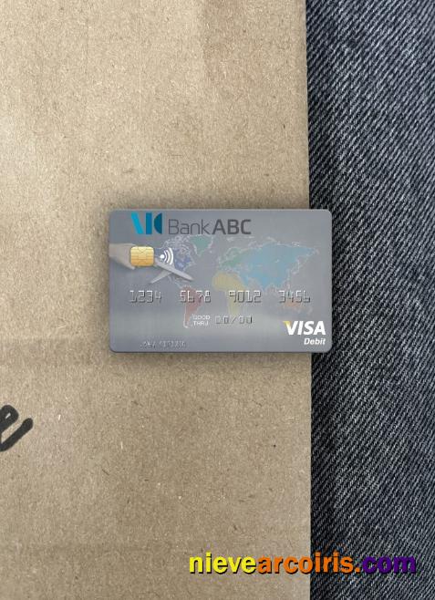 Jordan Arab Banking Corporation (ABC) Visa Debit Card Photolook Front Photolook