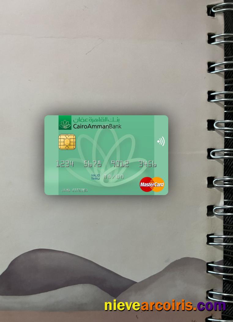 Jordan Cairo Amman Bank Mastercard Photolook Front Sample