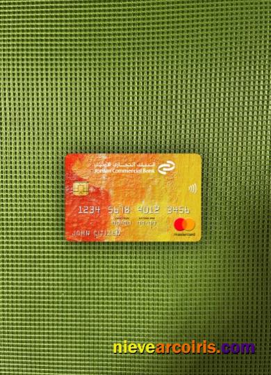 Jordan Commercial Bank JCB Bank Mastercard Photolook Front Sample