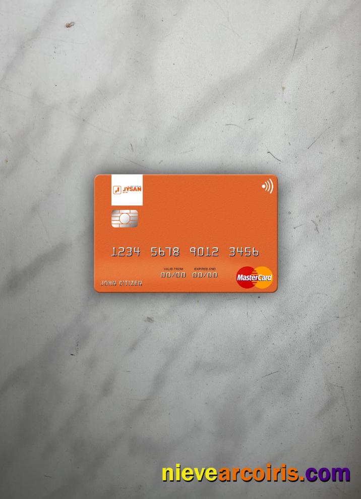 Kazakhstan First Heartland Jýsan Bank Mastercard Photolook Front Photolook