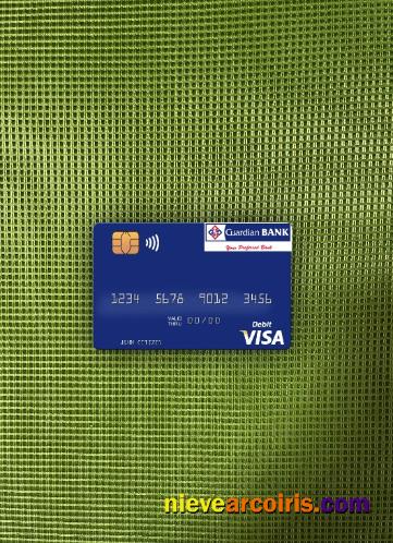 Kenya Guardian Bank Visa Debit Card Photolook Front Sample