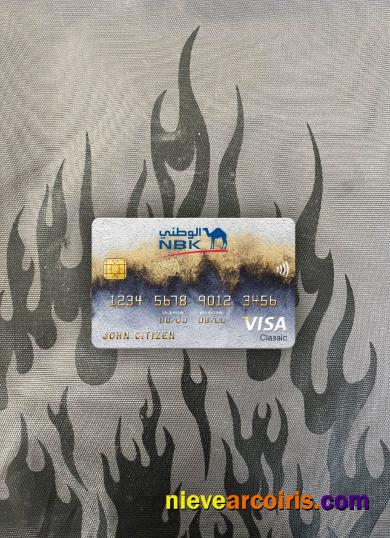Kuwait National Bank Visa Classic Card Photolook Front Preview