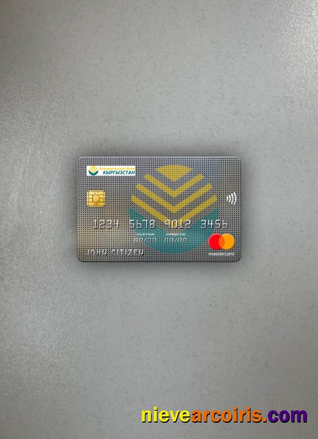 Kyrgyzstan Kirgizbank Mastercard Photolook Front Sample