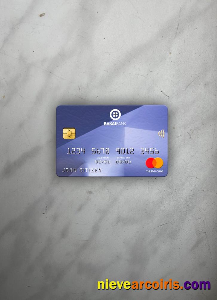 Kyrgyzstan OJSC Bakai Bank Mastercard Photolook Front Preview