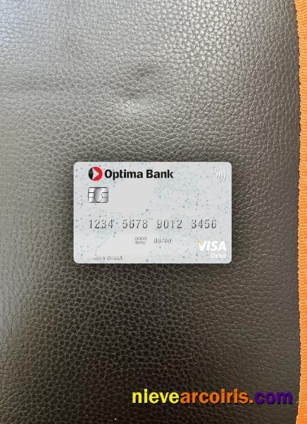 Kyrgyzstan Optima Bank Visa Debit Card Photolook Front Photolook