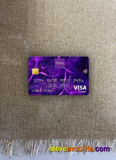 Laos Indochina Bank Visa Classic Card Photolook Front Preview