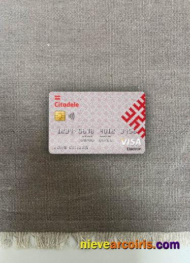 Latvia Citadele Bank Visa Electron Card Photolook Front Photolook