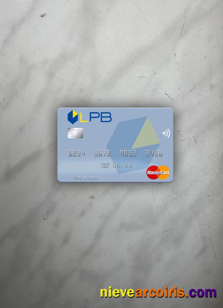 Latvia LPB Bank Mastercard Photolook Front Preview