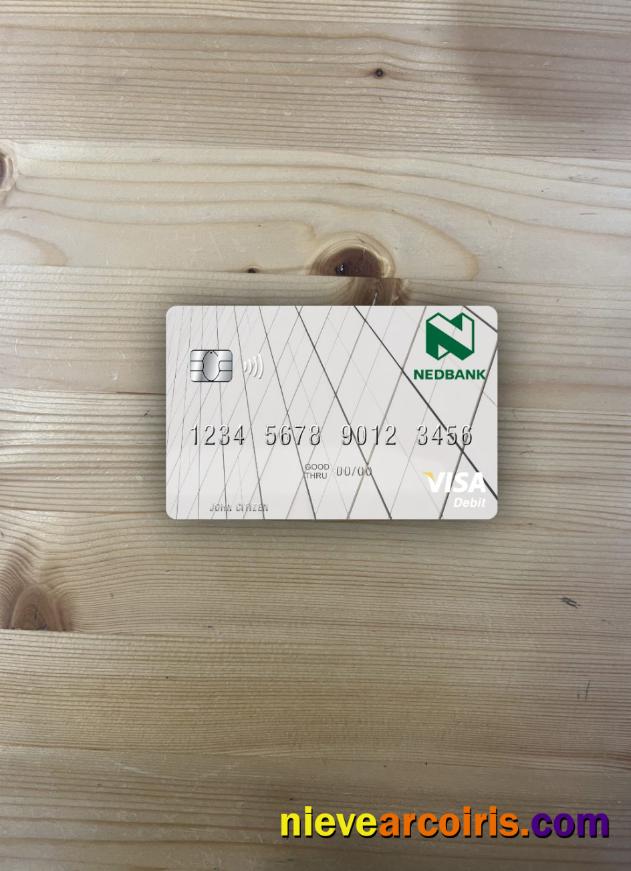 Lesotho Nedbank Visa Debit Card Photolook Front Photolook