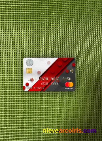 Liberia Central Bank Mastercard Photolook Front Template