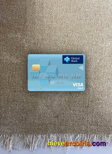 Liberia Global Bank Liberia Visa Debit Card Photolook Front Template