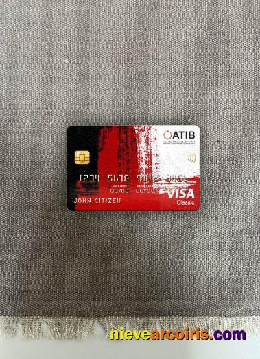 Libya Assaray (ATIB) Bank Visa Classic Card Photolook Front Sample