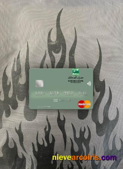 Libya Sahara Bank Mastercard Photolook Front Photolook