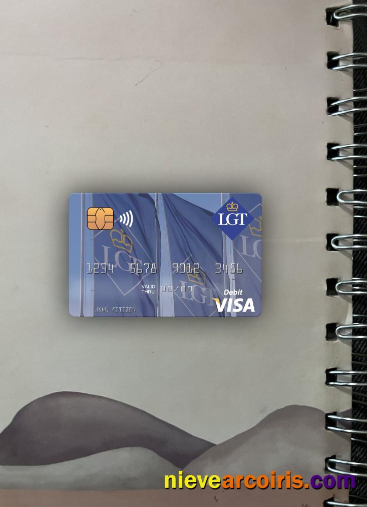 Liechtenstein LGT Bank Visa Debit Card Photolook Front Photolook