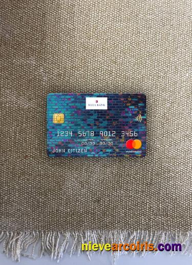 Liechtenstein Neue Bank AG Bank Mastercard Photolook Front Template