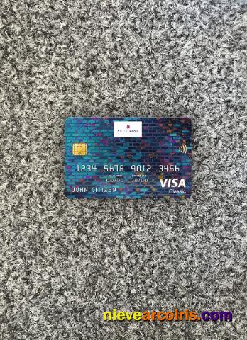 Liechtenstein Neue Bank AG Bank Visa Classic Card Photolook Front Sample