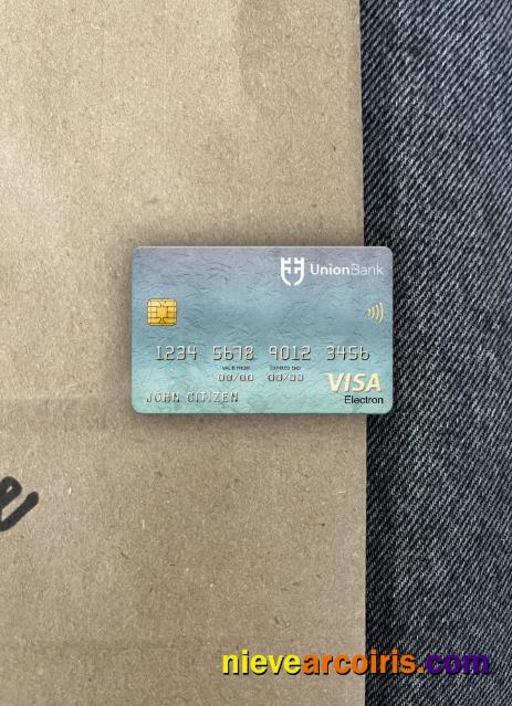 Liechtenstein Union Bank Visa Electron Card Photolook Front Template