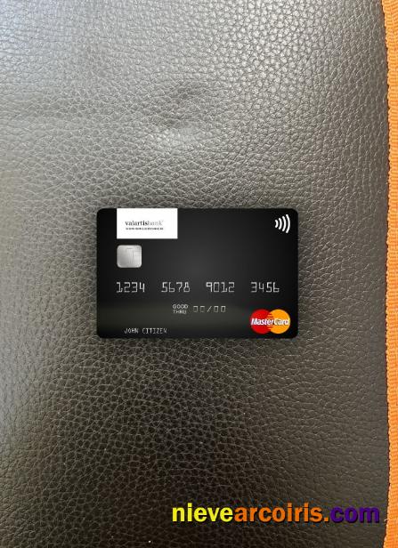 Liechtenstein Valartis Bank Mastercard Photolook Front Sample