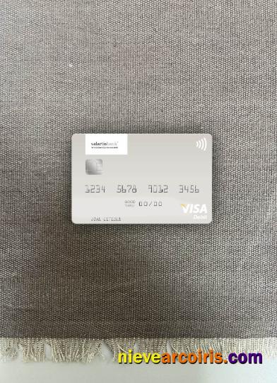 Liechtenstein Valartis Bank Visa Debit Card Photolook Front Preview