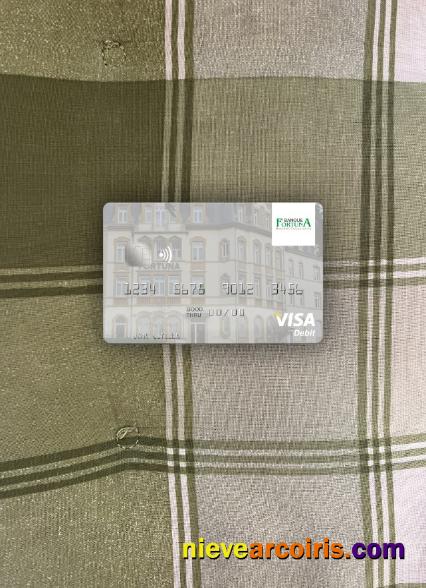 Luxembourg Banque Fortuna Visa Debit Card Photolook Front Photolook