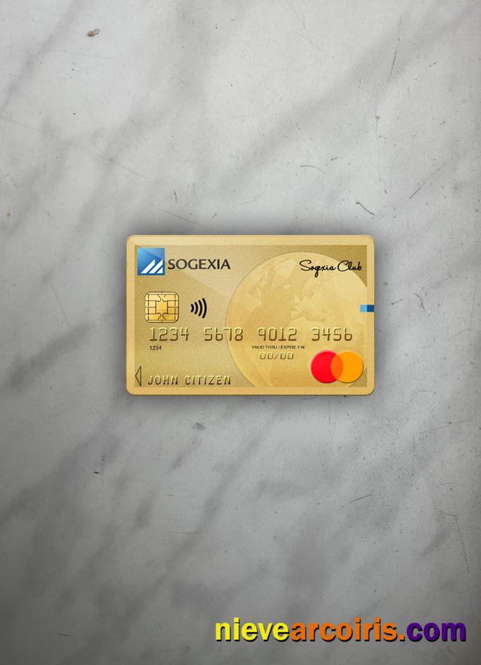 Luxembourg Sogexia Bank Mastercard Photolook Front Preview