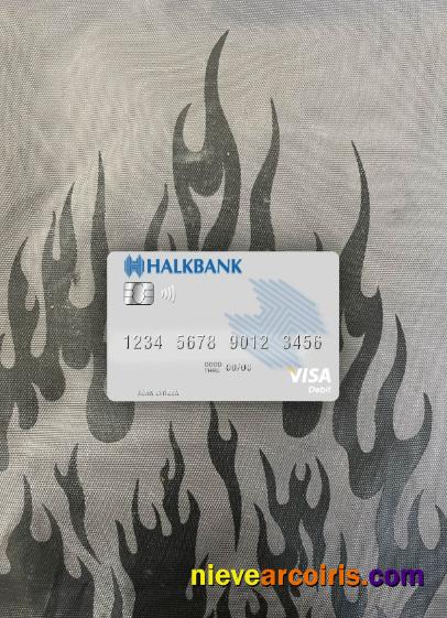 Macedonia Halkbank AD Skopje Visa Debit Card Photolook Front Preview
