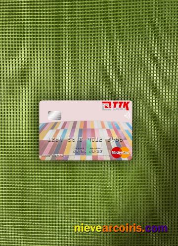 Macedonia TTK Banka AD Skopje Mastercard Photolook Front Preview