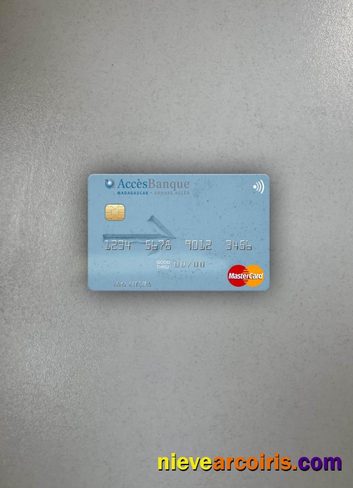 Madagascar AccèsBanque Mastercard Photolook Front Preview