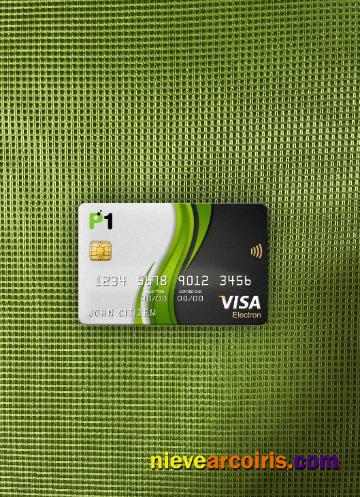 Malaysia Packet 1 Network Bank Visa Electron Card Photolook Front Sample