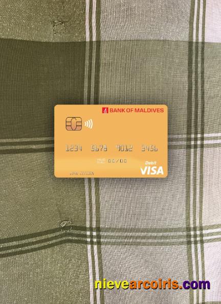 Maldives Bank Of Maldives Visa Debit Card Photolook Front Preview