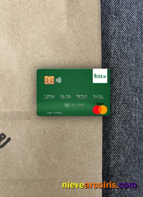 Mali Banque Commerciale Du Sahel Mastercard Photolook Front Template