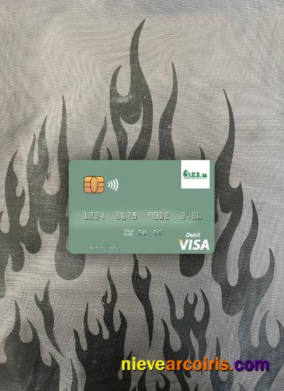 Mali Banque Commerciale Du Sahel Visa Debit Card Photolook Front Photolook